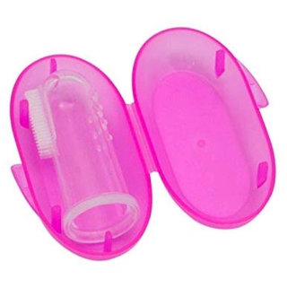 1 PC Silicone Finger Tooth Brush Baby Finger Brush Silicone Finger Brush Baby Tooth Brush with Box