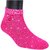 Neska Moda 3 Pair Women Cotton Solid Ankle Length Socks pink Black Blue S421