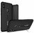 TPU + PC Dual Layer With Stand  Finger Holder Back Case Cover for Redmi Note 5 Pro (Matte Black)
