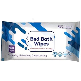 Bed Bath Wipes - Set Of 10 Wipes
