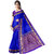 Silk Divine Blue South Silk Saree
