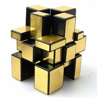 Buy 6th Dimensions Mirror Cube 6 X 6 X 6 Rubik Cube High Speed Brainstorming Puzzle Game Toy Golden Online 399 From Shopclues
