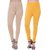 HauteAndBold yellow  Beige  Super Cotton Churidar LEGGING and and multicolours Colours Leggings for Womens and Girls- Sizes - M, L, XL, 2XL, 3XL,