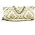 Polnski  Gold  Handloom  Snap Button  Medium  Duffel Bag  For Women