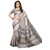 Women's Grey Color Art Silk Saree With Blouse