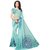 Women's Turquoise Color Georgette Saree With Blouse