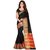 Women's Black Color Cotton Silk and Poly Silk Art Silk Saree With Blouse