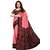 Women's Pink Color Poly Silk Saree With Blouse