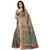 Women's Beige, Turquoise Color Bhagalpuri Silk and Art Silk Saree With Blouse