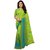 Women's Green, Blue Color Georgette Saree With Blouse