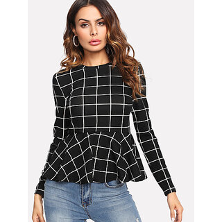 Buy WC-059 Wetchic Black Check TOP Online @ ₹999 from ShopClues