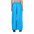 Pixie Casual Rayon Palazzo Plain Pants / Trousers for  Women / Girls (Pack of 1) Sky Blue - Free Size