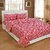 Ny Stores Elegant 3D Printed Double Bedsheet Microfiber 2 Double Bedsheet with 4 Pillow Covers - Floral, Beautiful Multicolour (Size 90x90)