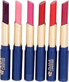 ADS Waterproof Matte lipstick set of 6 multicolor