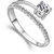 RM Jewellers 92.5 Sterling Silver American Diamond Stylish Amazing Ring for Women