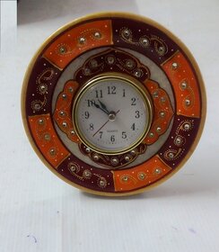 Marble 6 inch clock