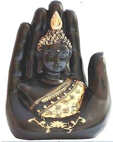 Buddha In Palm Design