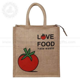 Love Food Jute Bag
