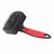 Wuff Wuff l Large or Short Hair Pet Cleaning Slicker Brush for Dogs and Cats, Red/Black