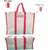 Canvas Shopping Bags for Market Milk, Grocery, Vegetable with Reinforced Handles - jhola - Kitchen Essential (17x8.5x14-inches)