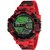7th Feet Multi Function LED Army Red Style Digital Sports Watch For Men's Boys (7th Feet-1702 A ) -RED
