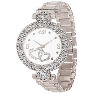                       HRV Fashion Italian Silver Design Women Analog watch for Girls and Ladies Watch - For Women                                              