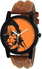 HRV ZBrown Belt Hanuman Watch