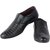Goosebird Men's Stylish Black Synthetic Formal Shoes