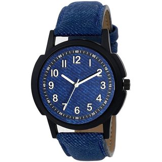 HRV latest NEW bEST chronograph pattern attractive blue new genuine leather belt watch for Men
