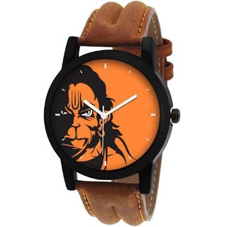 HRV ZBrown Belt Hanuman Watch