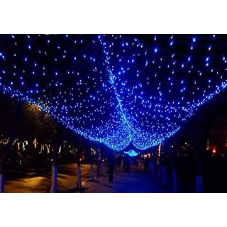 Buy 3x3m Led Icicle Led Curtain Fairy String Light Fairy Light 300 Led Christmas Light For Wedding Home Garden Party Dcor Blue Online 18 From Shopclues