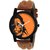 HRV ZBrown Belt Hanuman Watch