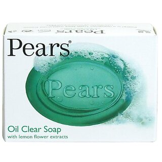 Pears Oil Clear With Lemon flower extracts Soap - 125g (Pack Of 3)