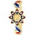 HRV Sunflower Red-Blue Gold Dial analog Watch BY HRV