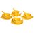 6th Dimensions Rich Craft International Soupier Square Soup Bowl Pack of 12 Dinner Set(Plastic)