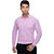 Riag Men Regular Fit Formal Pink Shirt