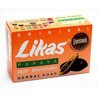 Likas Papaya Skin Whitening Herbal Soap (135g)