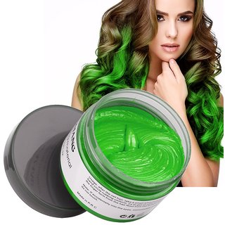 Green Color Cold Hair Wax For Men Women 50gm
