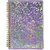 Smily Kiddos Smily Twinkle Metallic Spiral Notebook Purple
