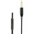 Lite Metal Earphone with Gold Plated 3.5 mm pin EZ433 Black