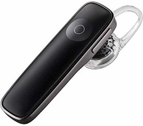 Wireless Bluetooth Earpiece Smart Call Answering Earphone with Noise Cancellation by K1 Universal -Black