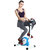 Supermarche Fitness Exercise Bike Pedal Perfect Home Cycle Weight Loss for Men and Women (White/Blue)