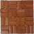 Khushi Creation 2 Piece Bamboo Coasters or Pan Pot Holder Heat Insulation Pad (13 X 13 Cms)