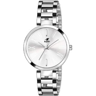 Buy Espoir Analog Stainless Steel White Dial Girl s and Women s Watch ManishaWhite0507 Online 319 from ShopClues