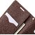 Mobimon Stylish Luxury Mercury Magnetic Lock Diary Wallet Style Flip case cover for VIVO V11 Pro - Brown