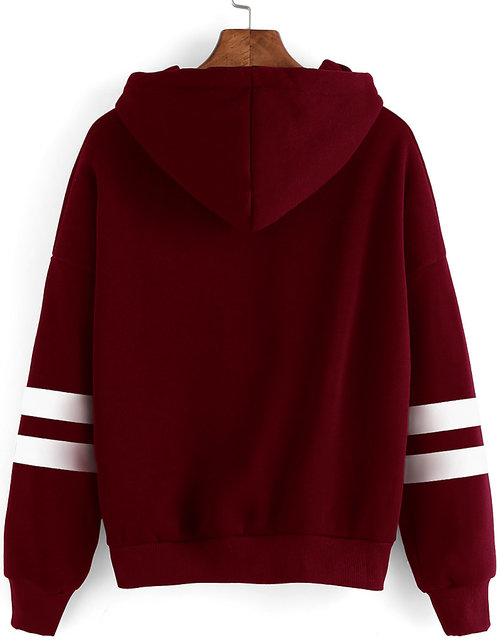 maroon hooded sweatshirt