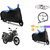 Bike Body Cover for  Honda CB Unicorn 160  ( Black & Blue )