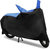 Bike Body Cover for  TVS Scooty PEP Plus  ( Black & Blue )