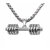 Sullery Sports Bodybuilder Fitness Dumbbells Weightlifting Xmas Gift for Men  Silver  Stainless Steel  Pendant Necklace For Men And Boys