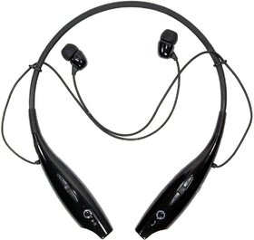HBS-730 In the Ear Bluetooth Neckband Headphone With MIC (Black)